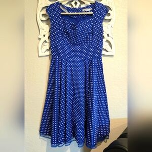 Retro 50's Polka Dot Dress - 14